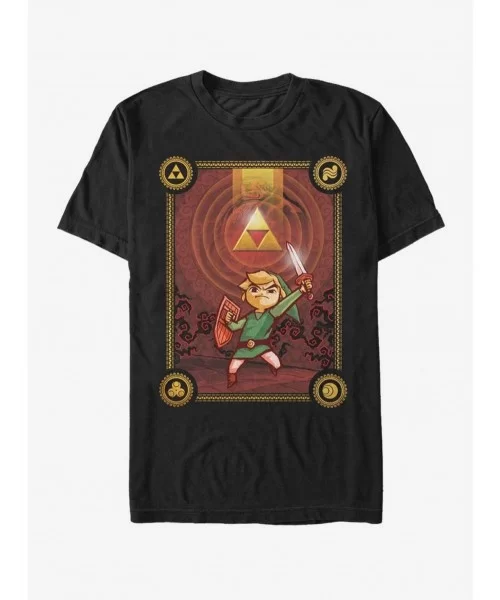 Exclusive Price Nintendo Legend of Zelda Link Triforce T-Shirt $6.68 T-Shirts