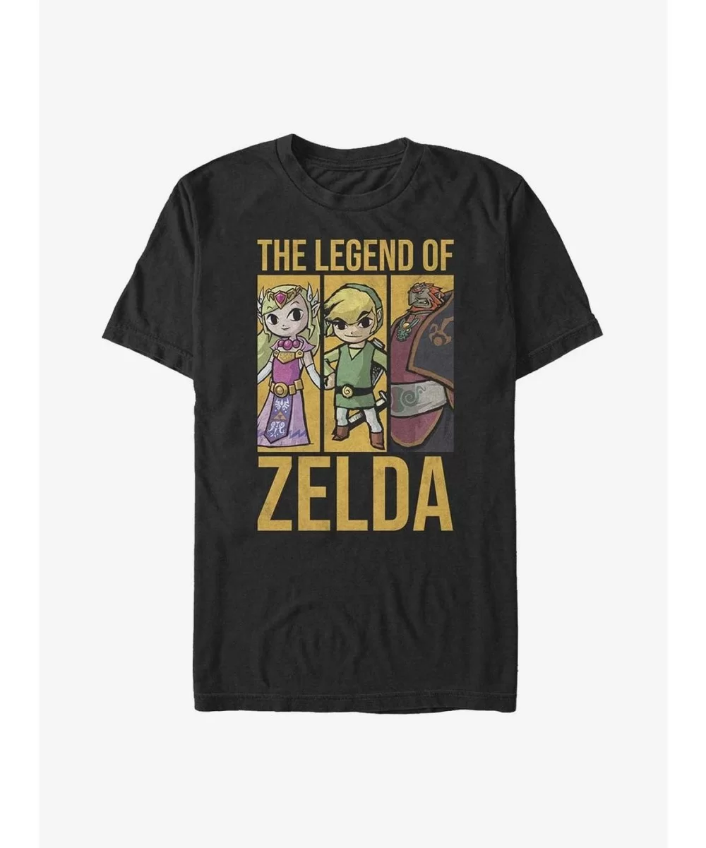 Clearance Nintendo Zelda Link And Ganondorf Trio Trio T-Shirt $7.14 T-Shirts