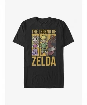 Clearance Nintendo Zelda Link And Ganondorf Trio Trio T-Shirt $7.14 T-Shirts