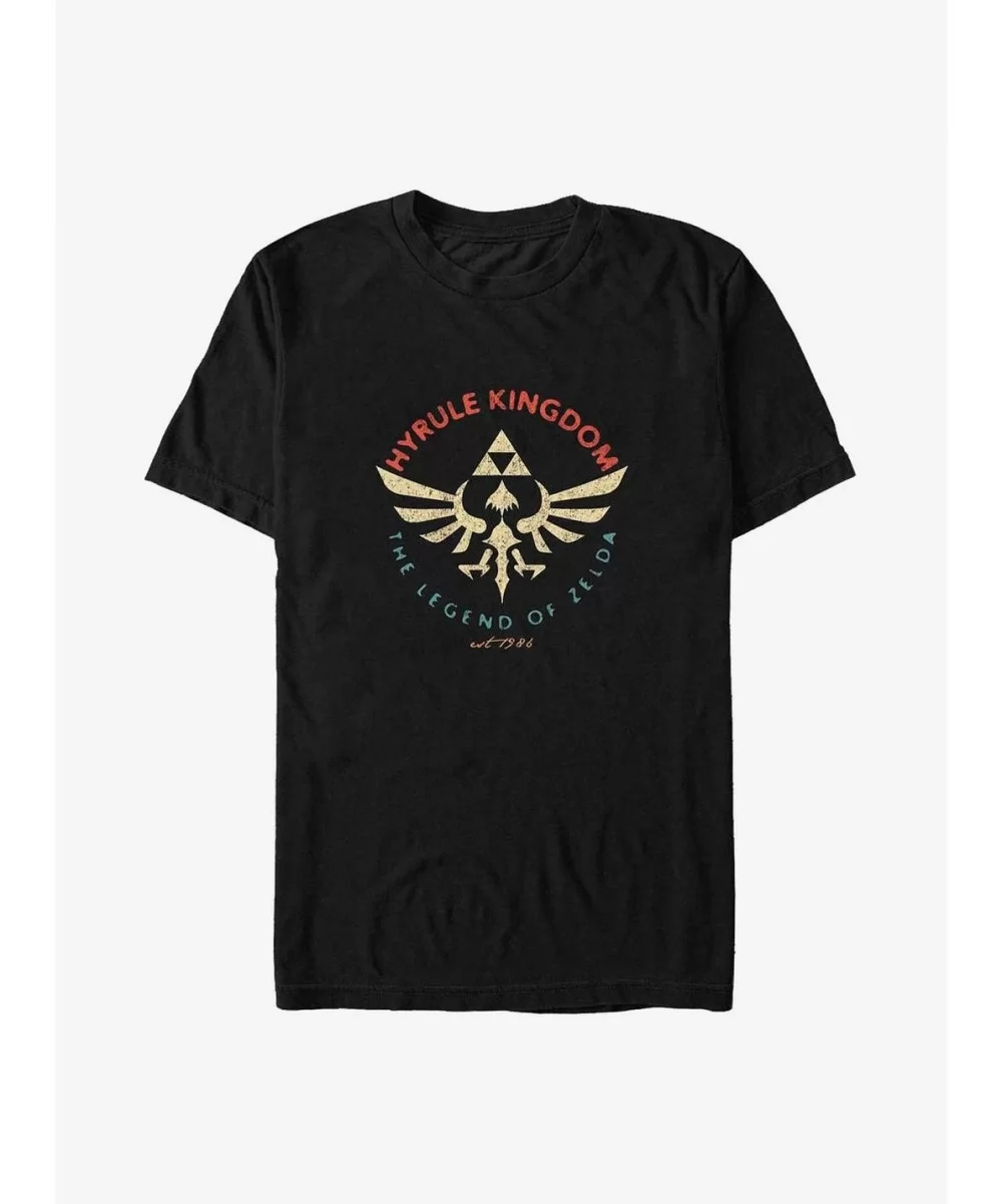 Festival Price The Legend of Zelda Hyrule Kingdom Crest Big & Tall T-Shirt $10.52 T-Shirts