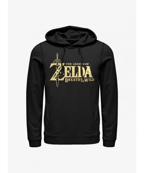 Value Item The Legend Of Zelda Breath Of The Wild Logo Hoodie $11.49 Hoodies