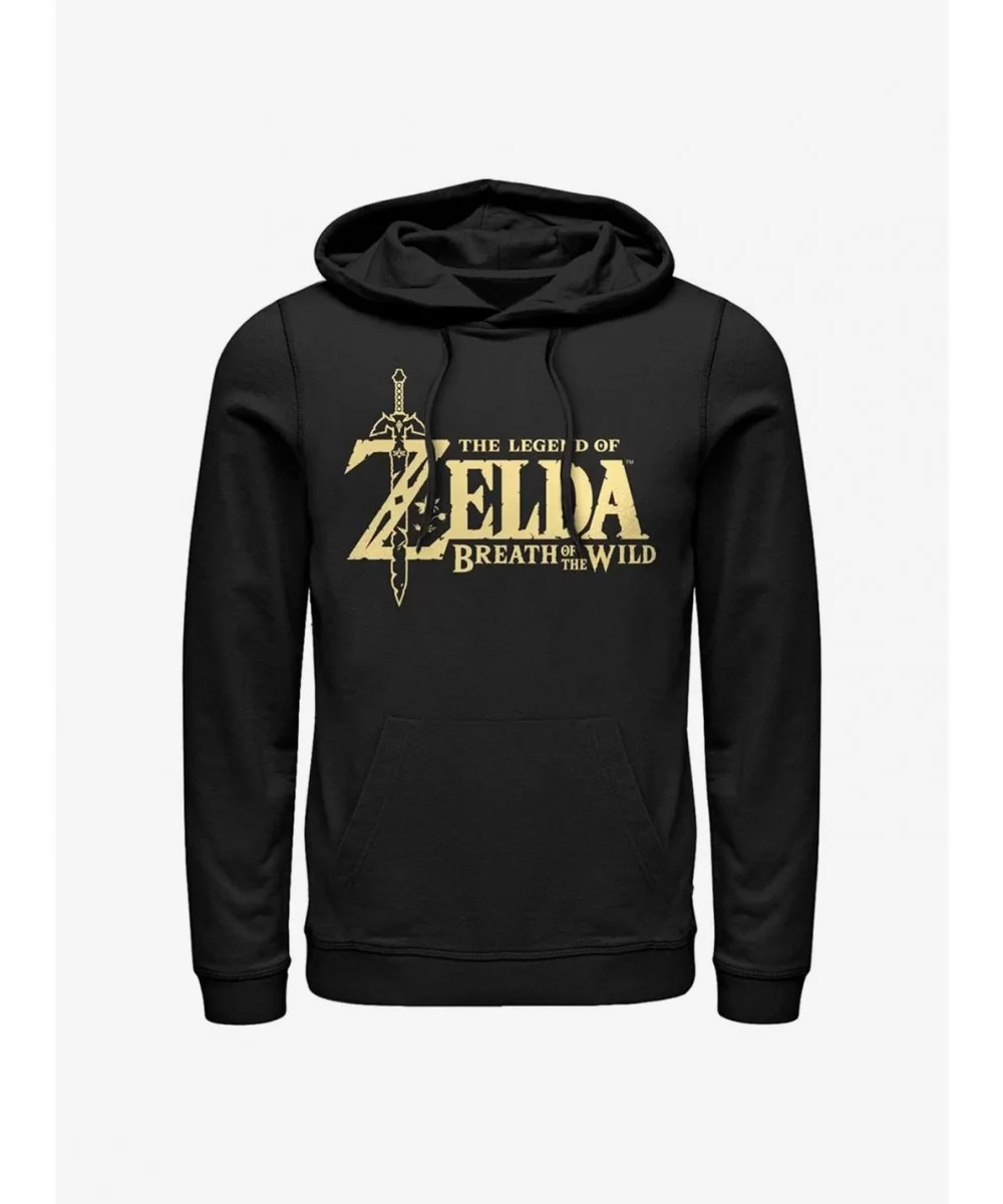 Value Item The Legend Of Zelda Breath Of The Wild Logo Hoodie $11.49 Hoodies