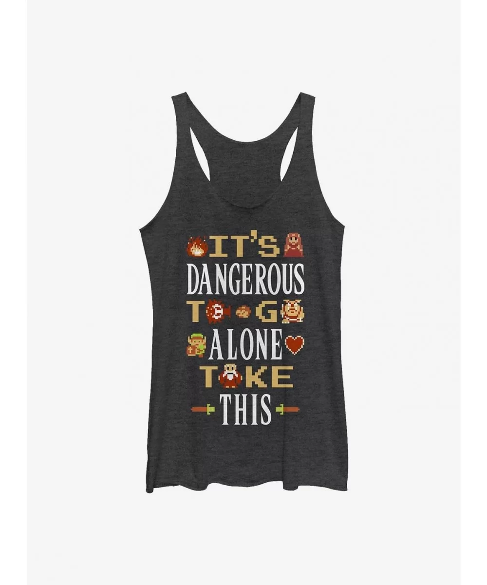 Unique The Legend Of Zelda Don't Go Alone Girls Tank $6.22 Tanks