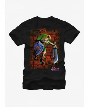 Seasonal Sale Nintendo Legend of Zelda Link Dash T-Shirt $6.83 T-Shirts