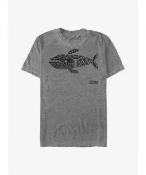 Best Deal The Legend of Zelda Whale Glyph T-Shirt $6.06 T-Shirts