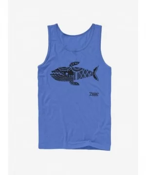 Flash Sale Nintendo The Legend of Zelda: Link's Awakening Whale Glyph Tank $7.57 Tanks