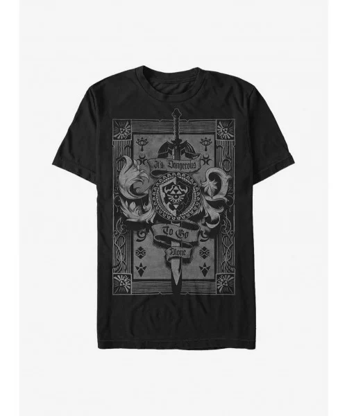 Flash Sale Nintendo Zelda Sacred Scroll T-Shirt $7.61 T-Shirts