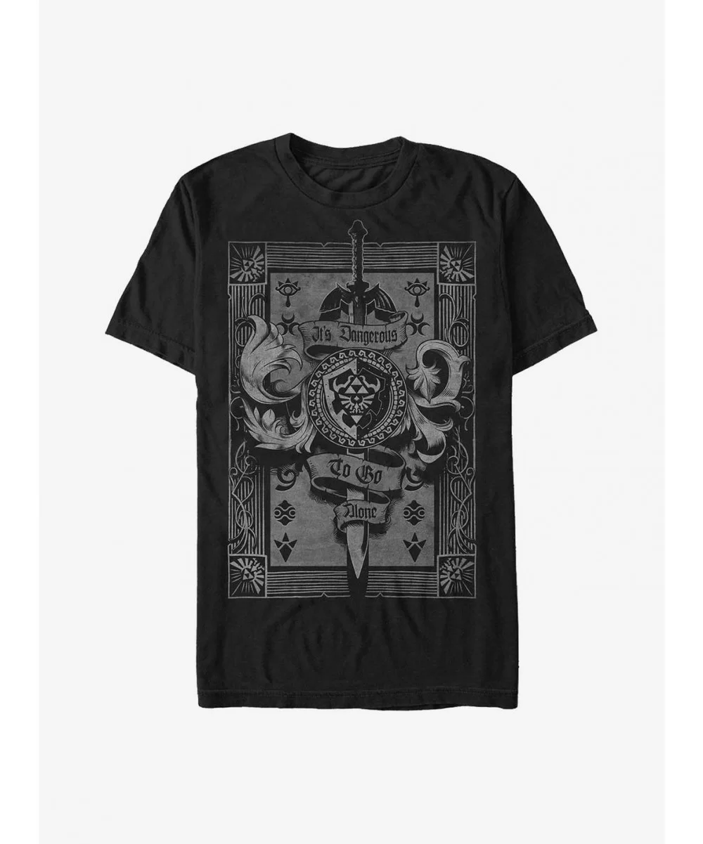 Flash Sale Nintendo Zelda Sacred Scroll T-Shirt $7.61 T-Shirts