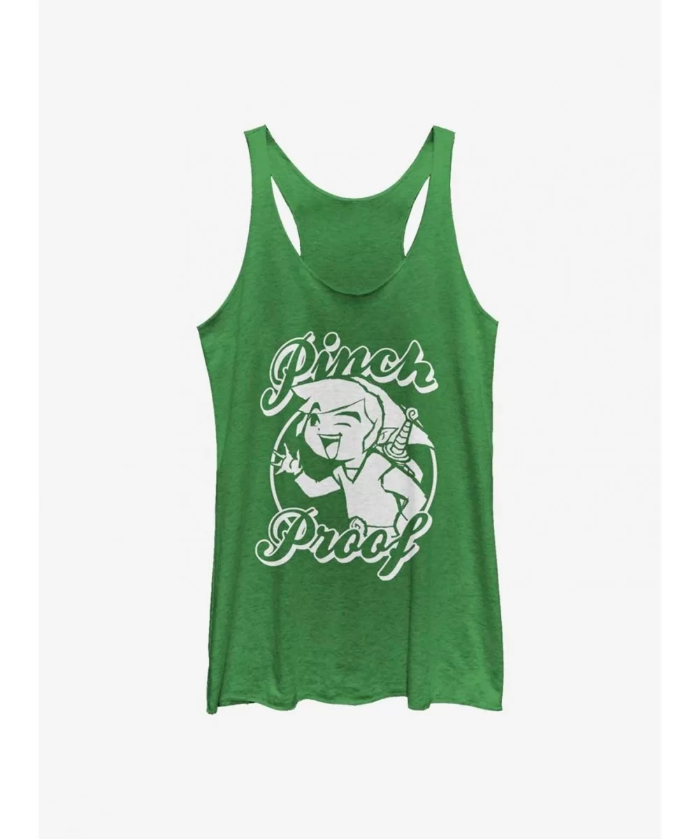 Low Price Nintendo The Legend Of Zelda Pinch Proof Link Girls Tank $6.42 Tanks