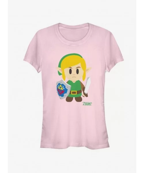 Trendy Nintendo The Legend of Zelda: Link's Awakening Link Avatar Color Girls T-Shirt $7.60 T-Shirts