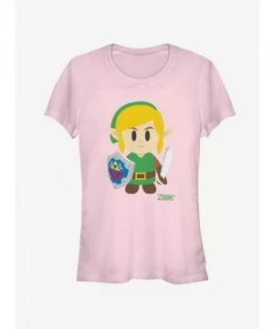 Trendy Nintendo The Legend of Zelda: Link's Awakening Link Avatar Color Girls T-Shirt $7.60 T-Shirts