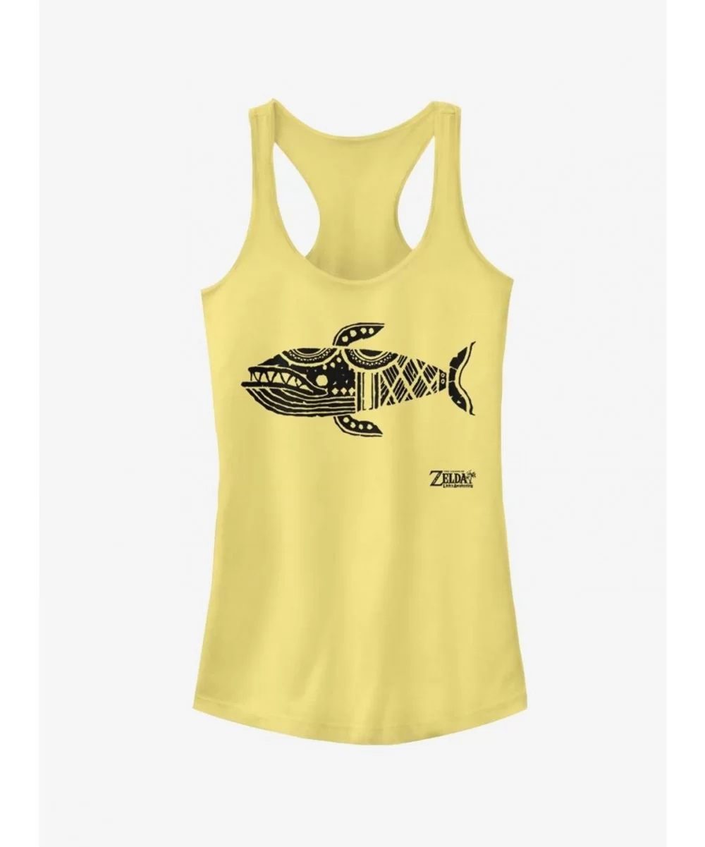 Flash Sale Nintendo The Legend of Zelda: Link's Awakening Whale Glyph Girls Tank $6.37 Tanks