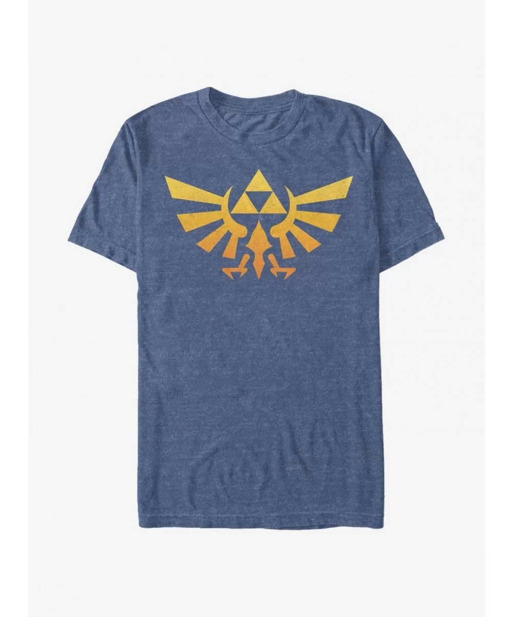 Flash Sale Nintendo Legend of Zelda Triforce Fade T-Shirt $6.52 T-Shirts