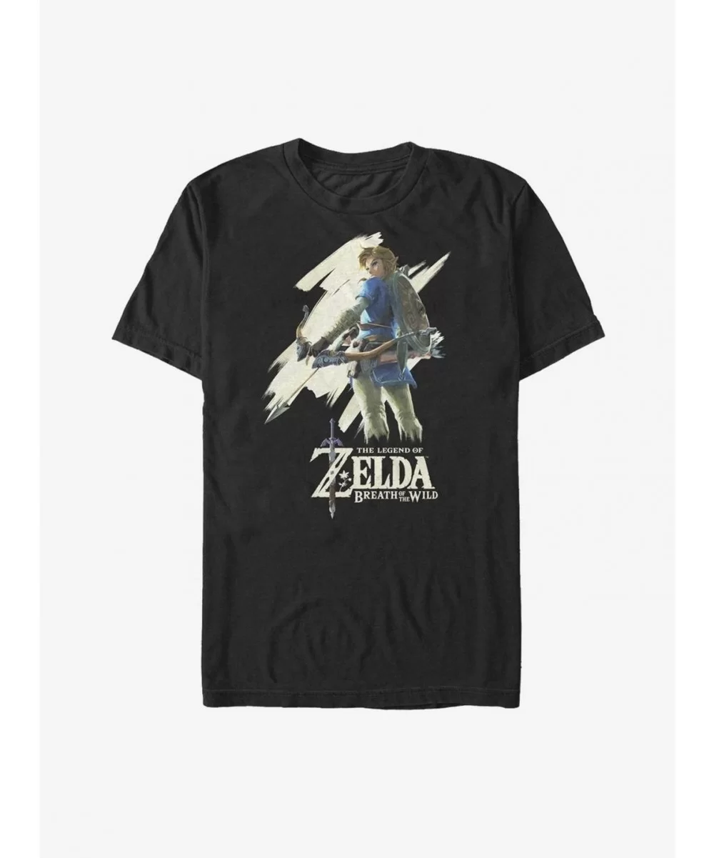 Absolute Discount Nintendo Legend of Zelda Breath of the Wild Streak T-Shirt $5.75 T-Shirts