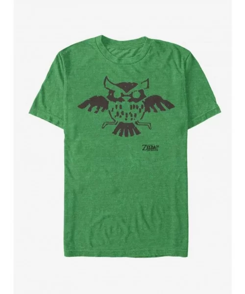 Bestselling Nintendo The Legend of Zelda: Link's Awakening Owl Glyph T-Shirt $5.28 T-Shirts