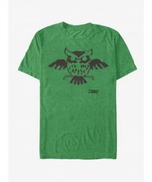 Bestselling Nintendo The Legend of Zelda: Link's Awakening Owl Glyph T-Shirt $5.28 T-Shirts