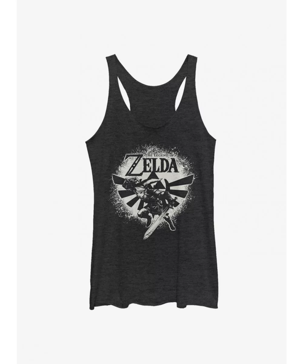 Low Price The Legend Of Zelda Spray Girls Tank $8.91 Tanks