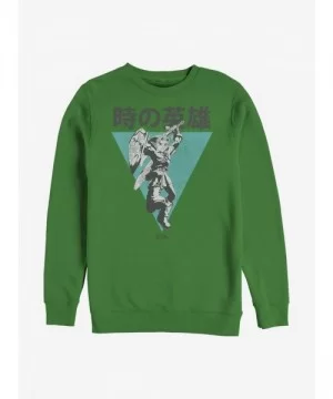 Bestselling Nintendo Zelda Hero Of Time Crew Sweatshirt $10.33 Sweatshirts