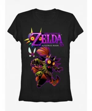 Seasonal Sale Nintendo Legend of Zelda Majora's Mischief Girls T-Shirt $5.82 T-Shirts