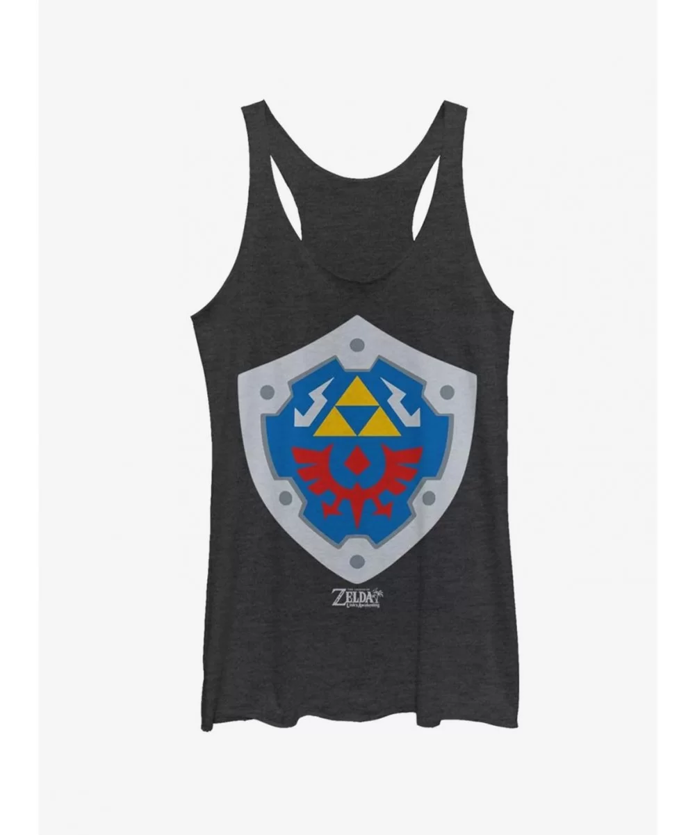 Clearance Nintendo The Legend of Zelda: Link's Awakening Hylian Shield Girls Tank $9.95 Tanks