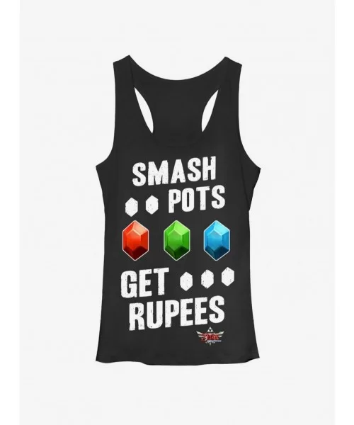 Pre-sale Nintendo Legend of Zelda Get Rupees Girls Tanks $10.36 Tanks