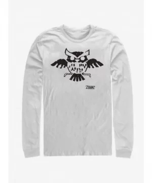 Trendy Nintendo The Legend of Zelda: Link's Awakening Owl Glyph Long-Sleeve T-Shirt $10.79 T-Shirts