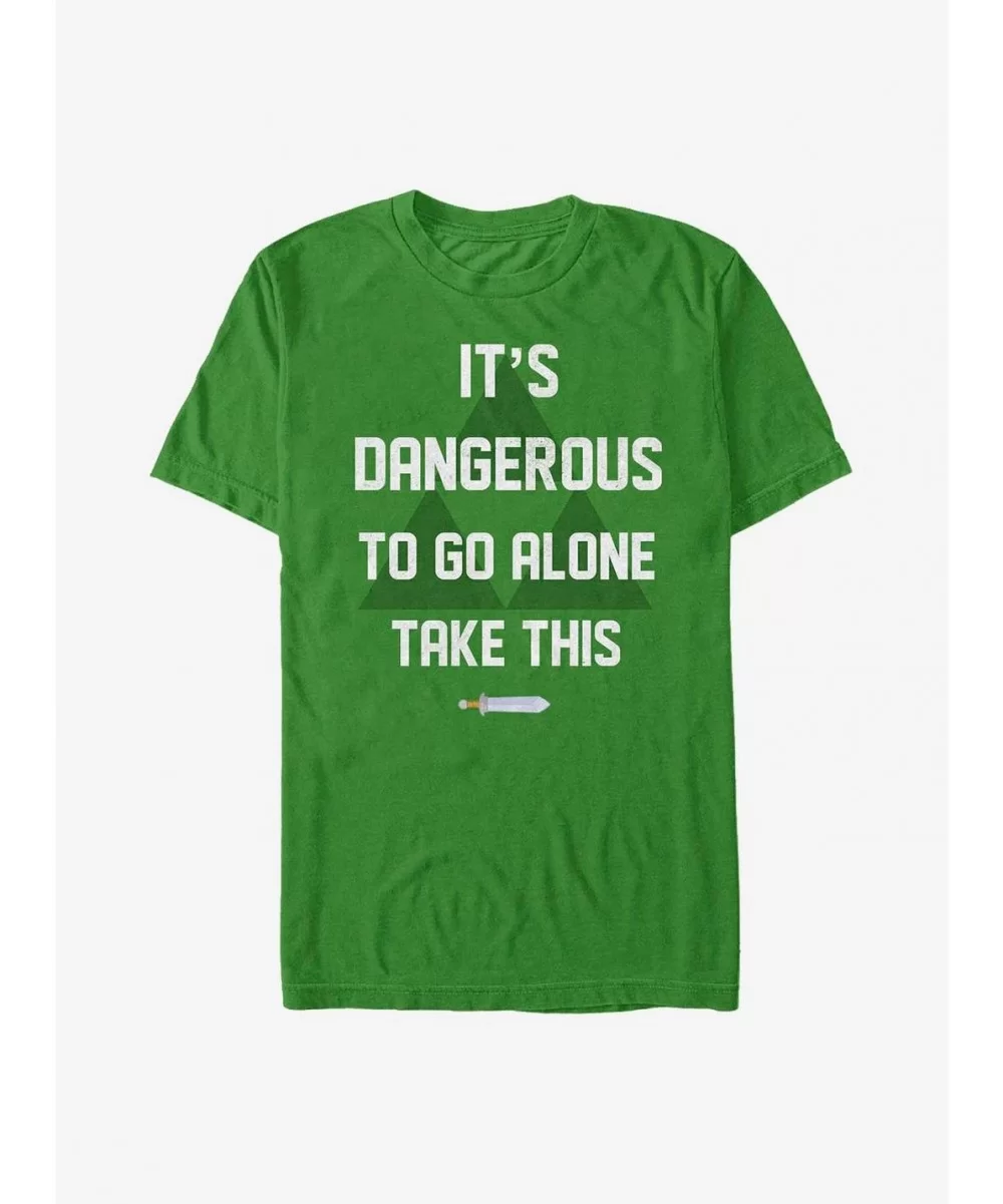 Flash Deal Nintendo Zelda Don't Go Alone T-Shirt $5.12 T-Shirts