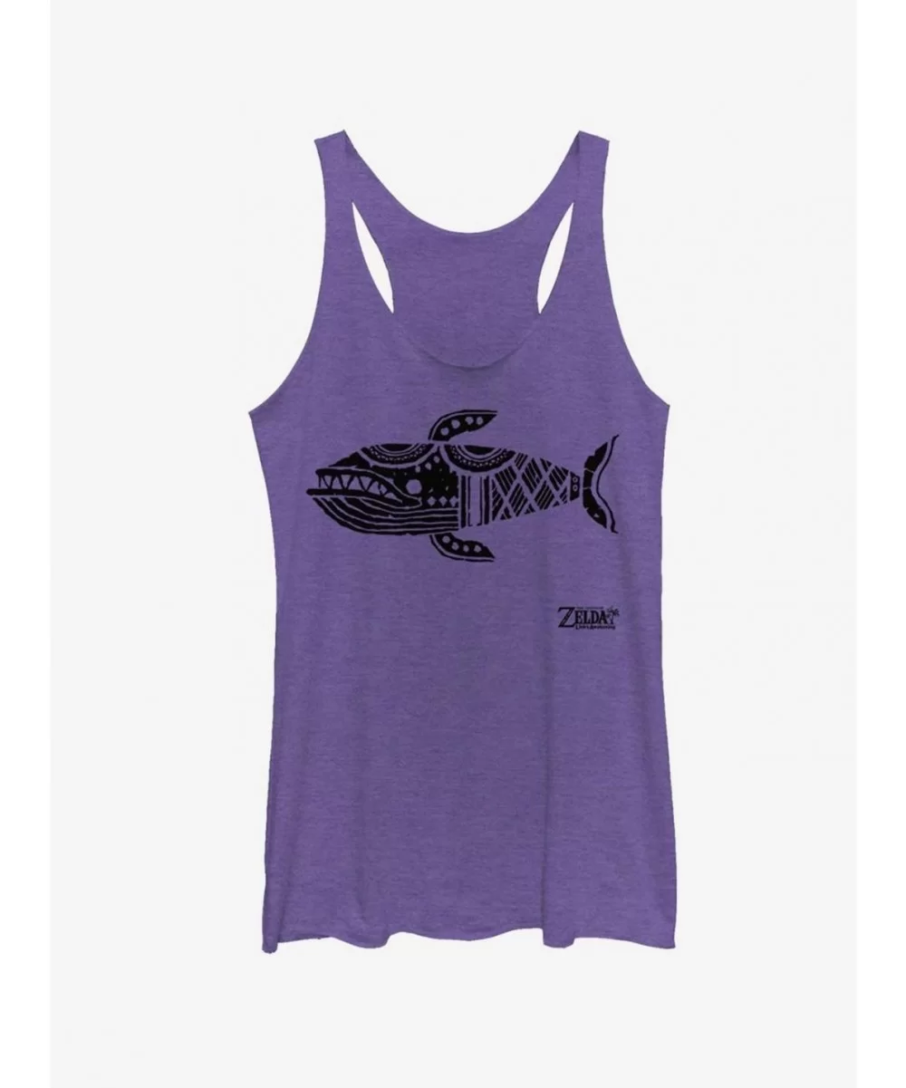 Festival Price Nintendo The Legend of Zelda: Link's Awakening Whale Glyph Girls Tank $10.36 Tanks