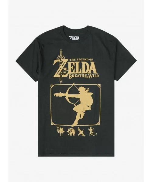 Low Price The Legend Of Zelda: Breath Of The Wild Divine Beasts T-Shirt $8.80 T-Shirts