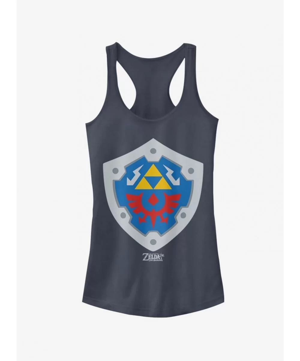 Pre-sale Nintendo The Legend of Zelda: Link's Awakening Hylian Shield Girls Tank $8.57 Tanks