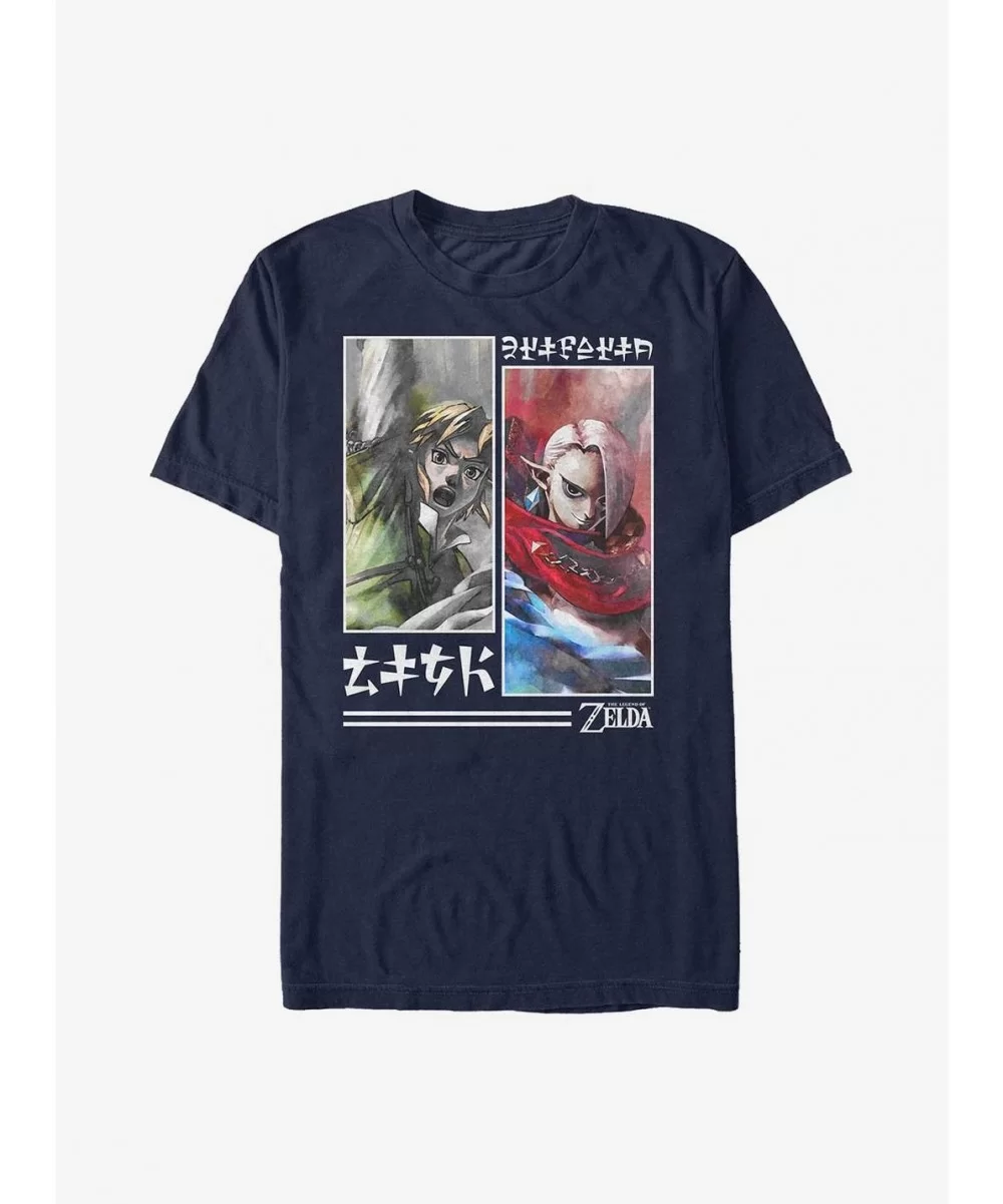 Exclusive Nintendo Zelda Link Paneled T-Shirt $6.68 T-Shirts