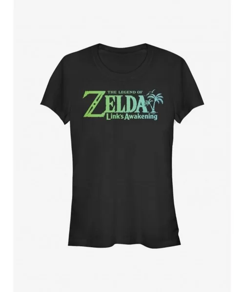 Limited Time Special The Legend Of Zelda Links Awakening Art Girls T-Shirt $5.34 T-Shirts