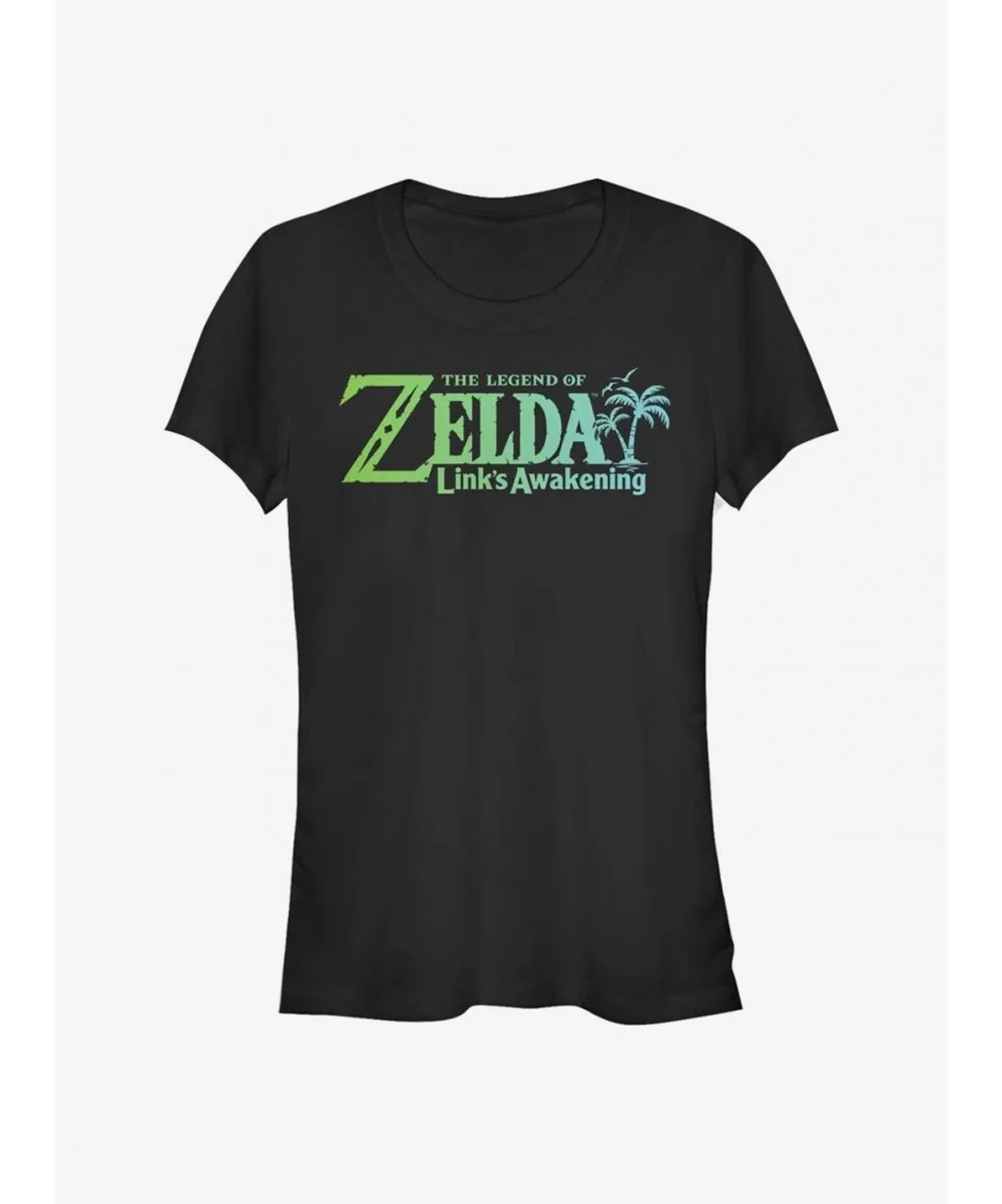 Limited Time Special The Legend Of Zelda Links Awakening Art Girls T-Shirt $5.34 T-Shirts