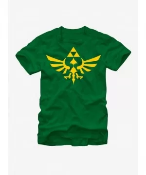 Exclusive Price Nintendo Legend of Zelda Triforce T-Shirt $6.99 T-Shirts