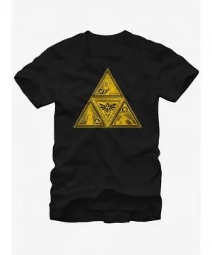 Special Nintendo Legend of Zelda Triforce Silhouette T-Shirt $6.52 T-Shirts