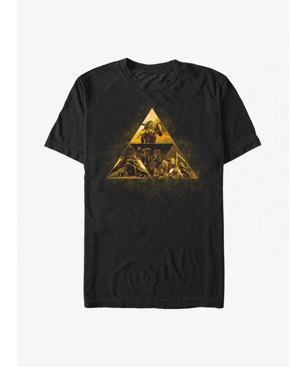 Absolute Discount Nintendo Zelda Triforce Story T-Shirt $7.77 T-Shirts