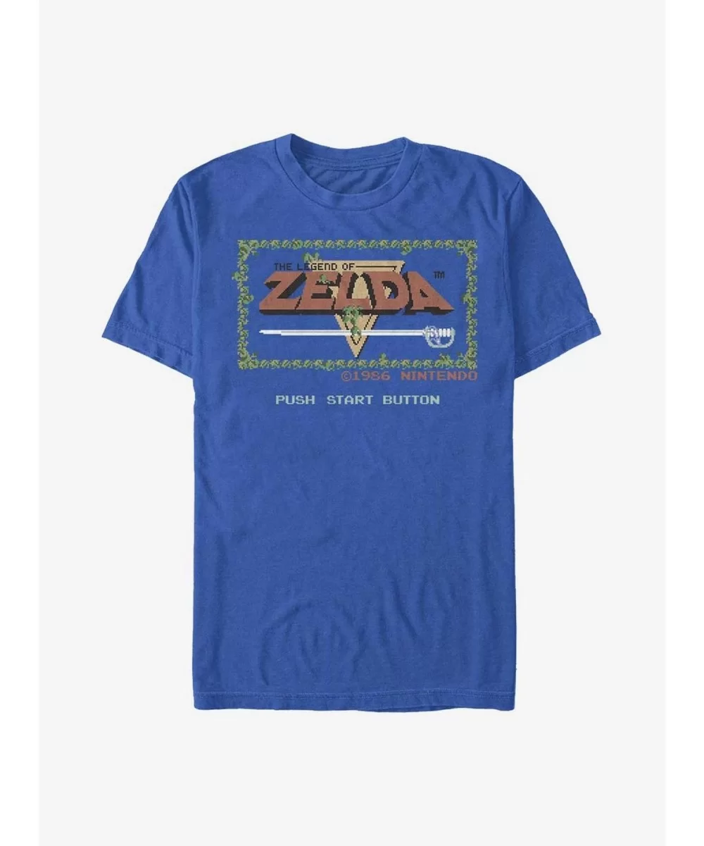 Value Item The Legend of Zelda Pixelated Game Intro T-Shirt $6.99 T-Shirts