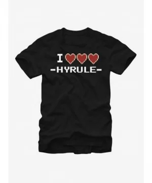 Pre-sale Discount Nintendo Legend of Zelda I Heart Hyrule T-Shirt $7.30 T-Shirts