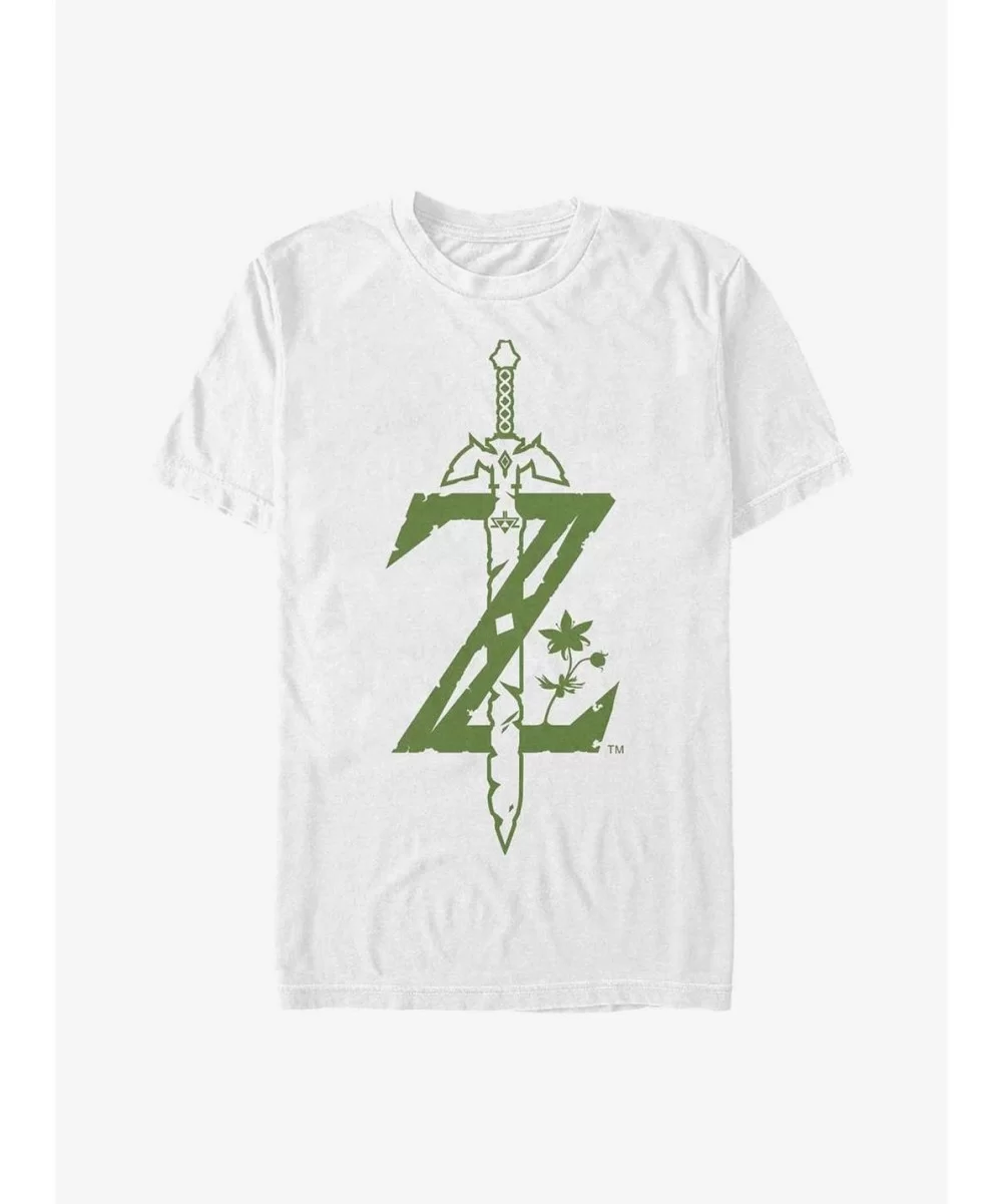 Flash Sale Nintendo Zelda Master Sword T-Shirt $4.97 T-Shirts