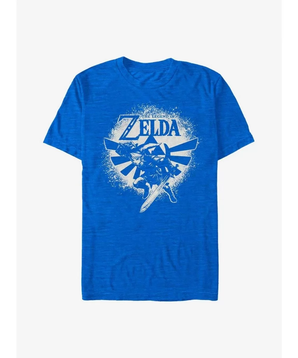 Cheap Sale The Legend of Zelda Link Spray Paint T-Shirt $6.52 T-Shirts