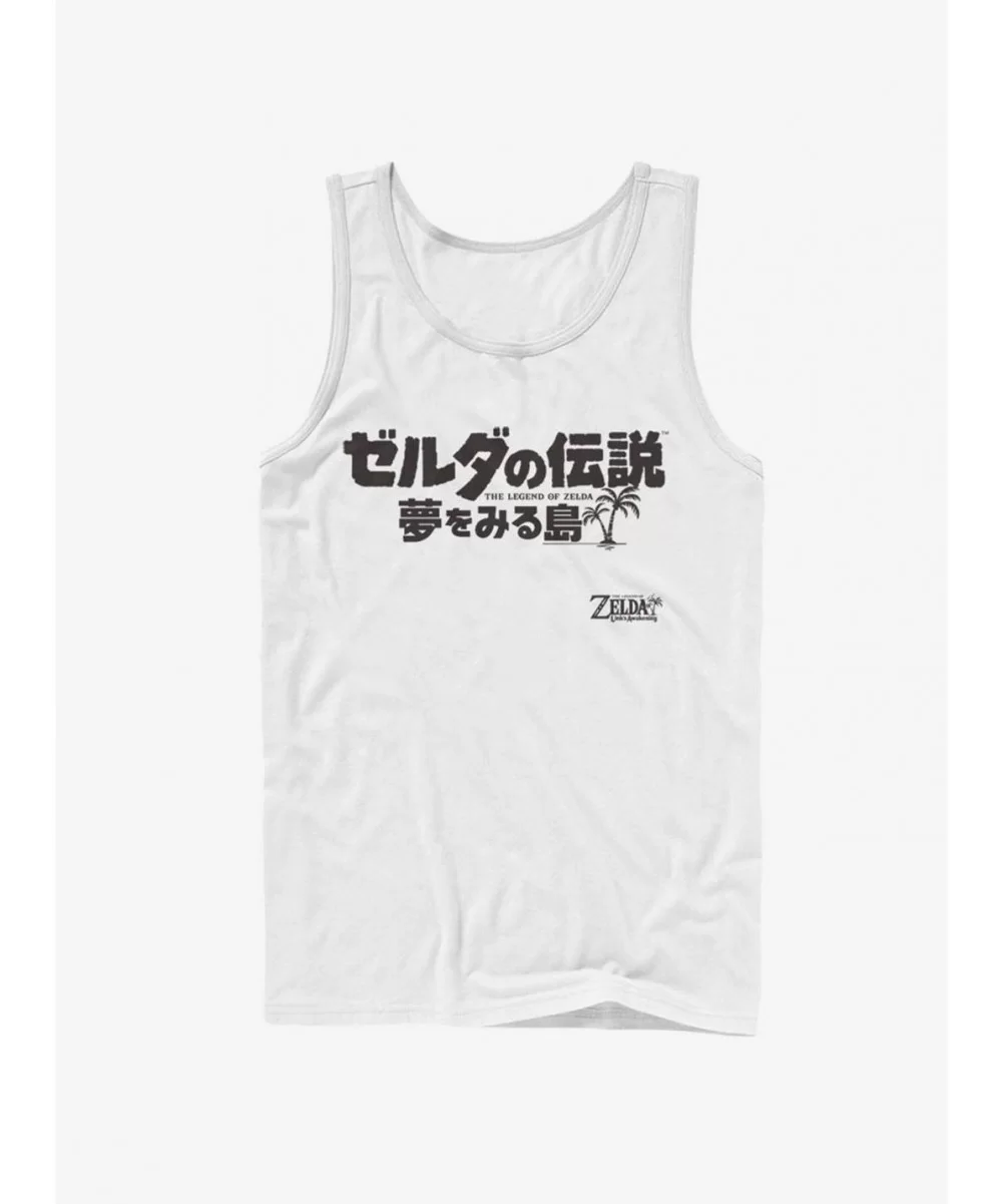 Special Nintendo The Legend of Zelda: Link's Awakening Japanese Logo Tank $9.76 Tanks