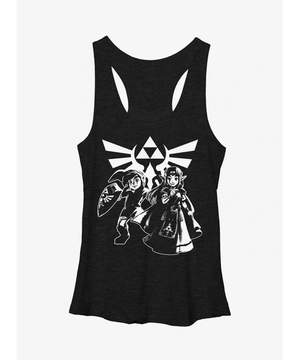 Hot Selling Nintendo Legend of Zelda Triforce Link Girls Tanks $6.22 Tanks