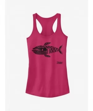 Discount Sale Nintendo The Legend of Zelda: Link's Awakening Whale Glyph Girls Tank $8.57 Tanks