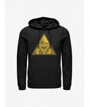 Value Item Nintendo Zelda Silhouette Triforce Hoodie $13.29 Hoodies