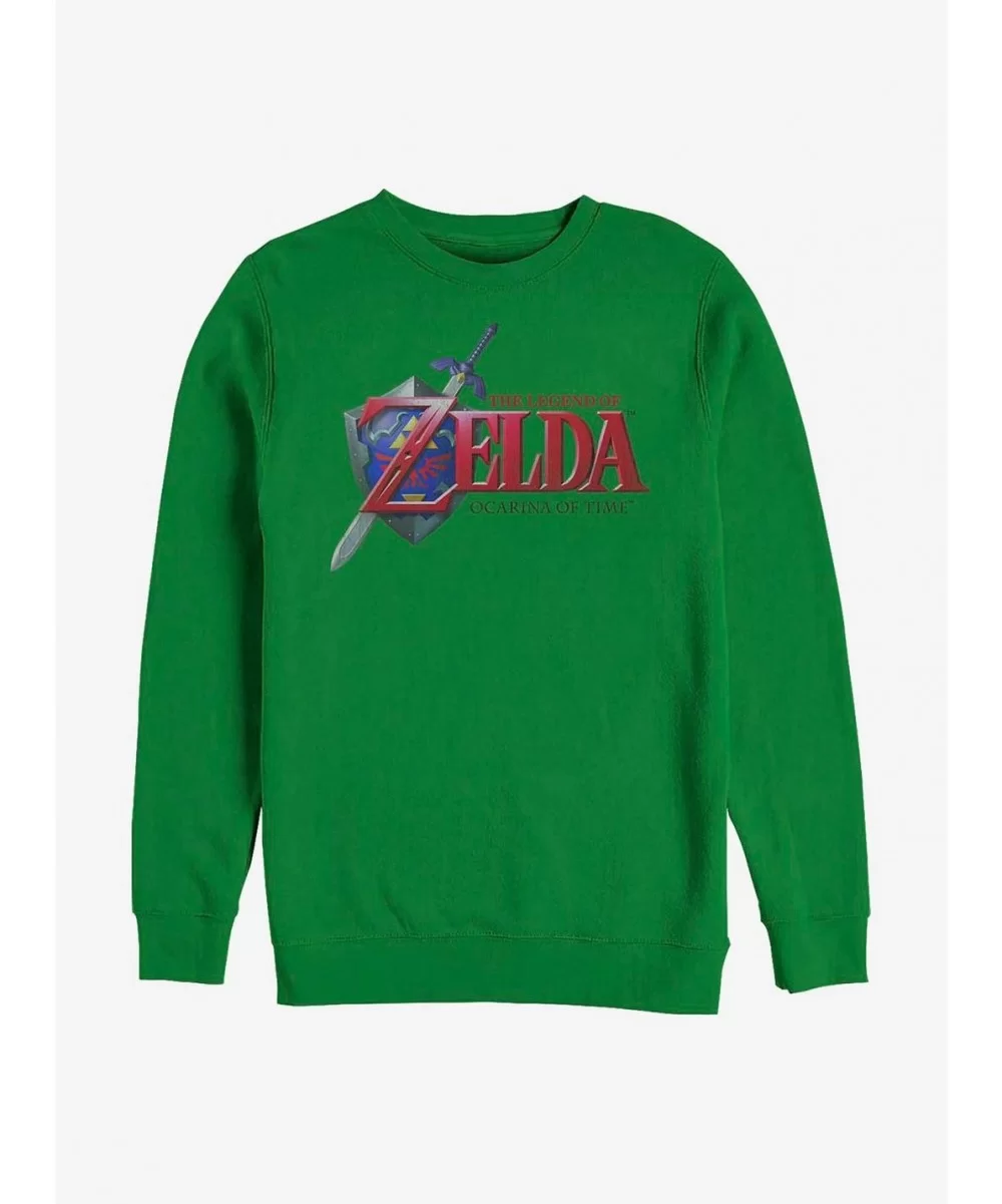 Exclusive Nintendo Zelda Hey Ocarina Crew Sweatshirt $10.33 Sweatshirts