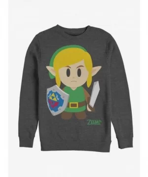 Pre-sale Nintendo The Legend of Zelda: Link's Awakening Link Avatar Color Sweatshirt $12.10 Sweatshirts