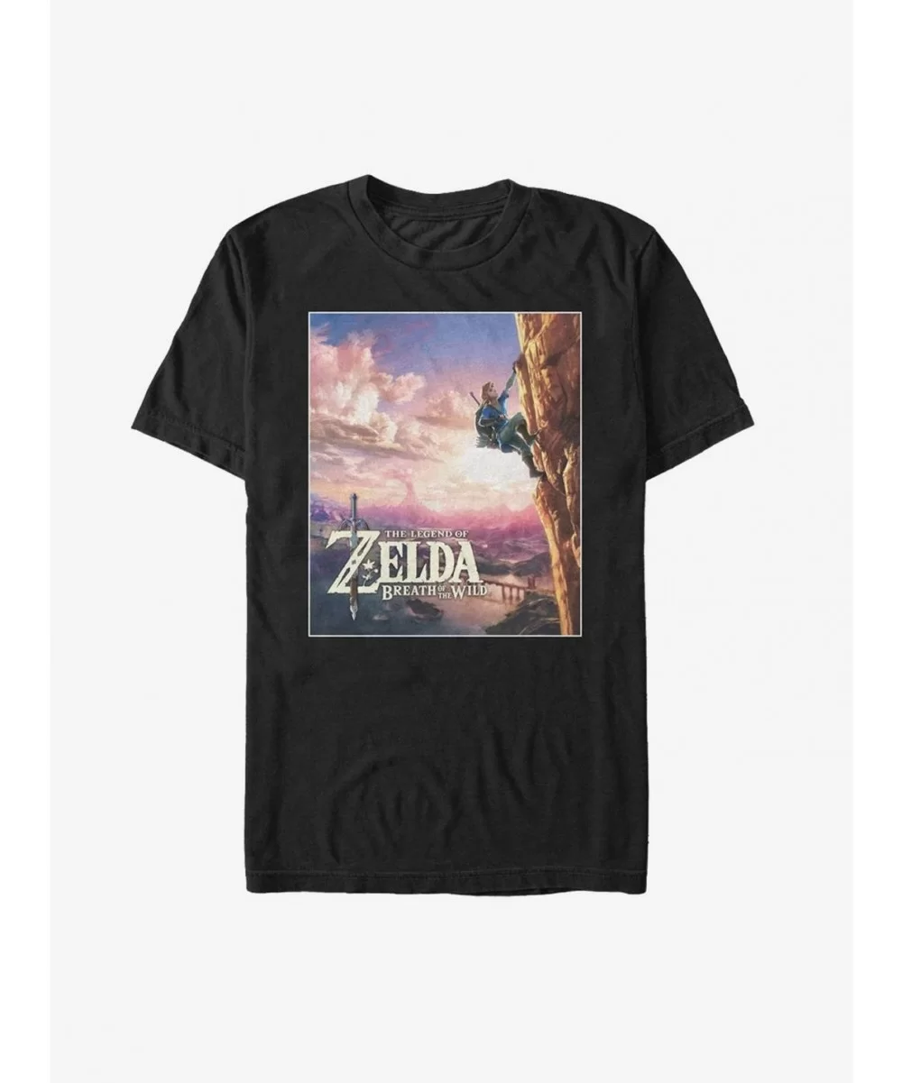 Flash Sale Nintendo Legend of Zelda Breath of the Wild Sunset T-Shirt $7.45 T-Shirts