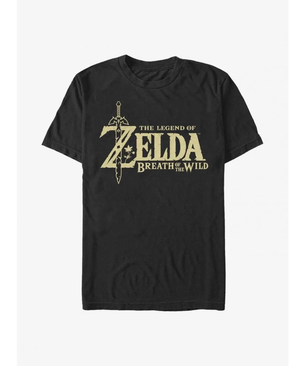 High Quality The Legend Of Zelda Breath Of The Wild Logo T-Shirt $7.77 T-Shirts