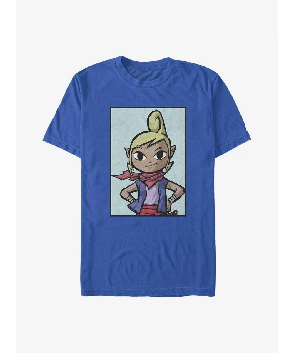 Seasonal Sale The Legend of Zelda Tetra Face T-Shirt $4.66 T-Shirts