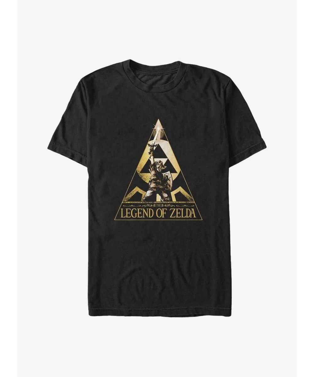 Seasonal Sale The Legend of Zelda Triumphant Link Big & Tall T-Shirt $7.65 T-Shirts